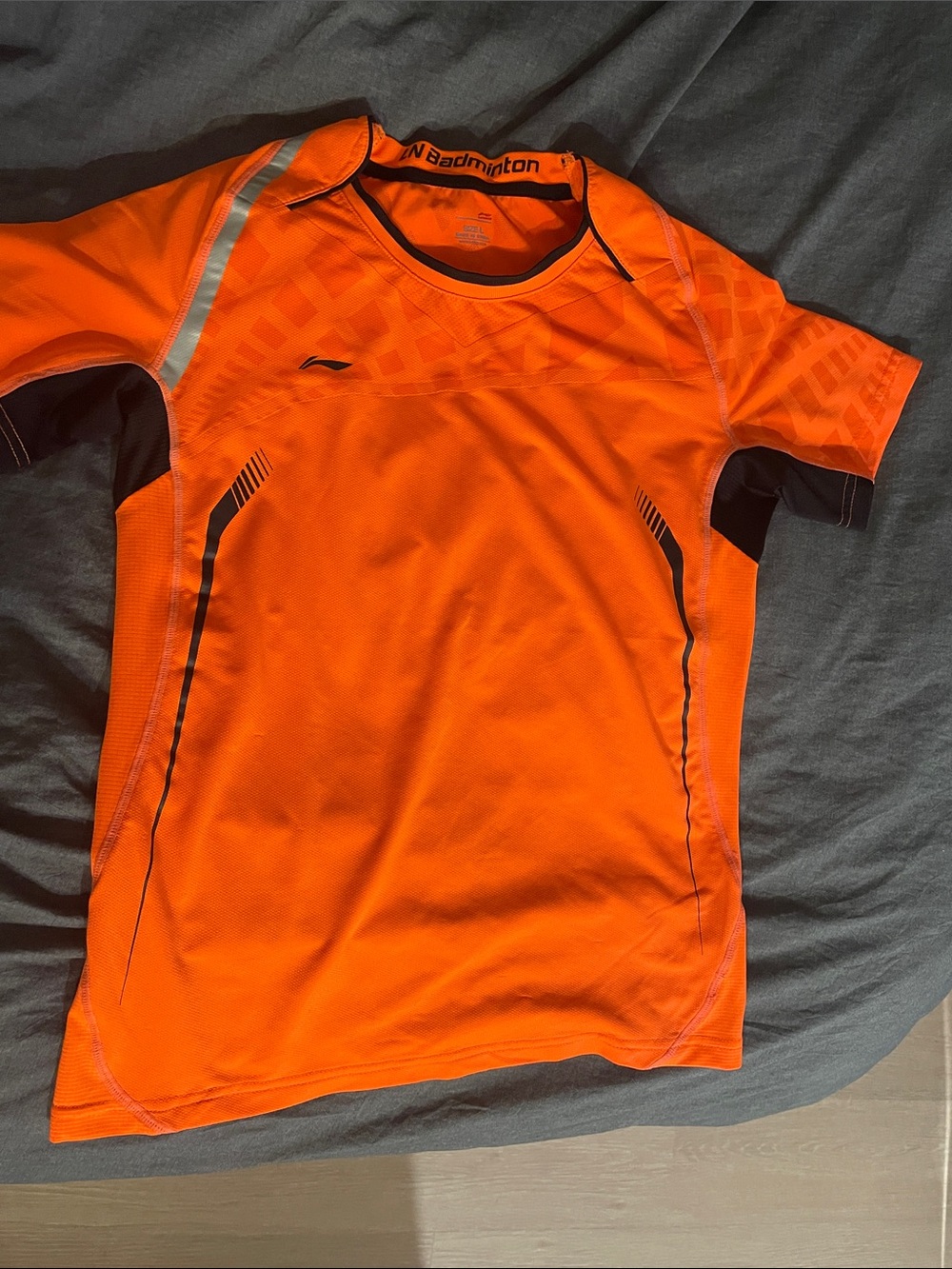 Orange Li Ning shirt
